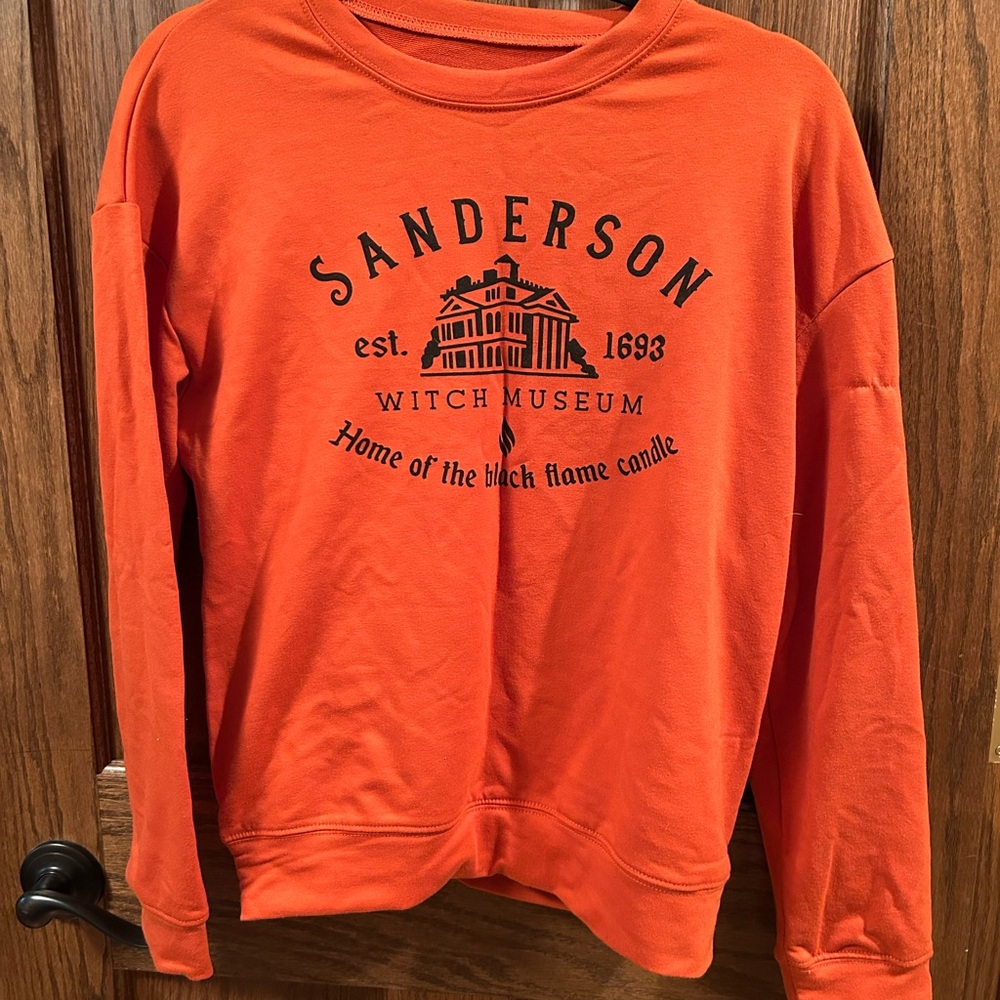 Orange Sanderson Witch Museum Sweatshirt